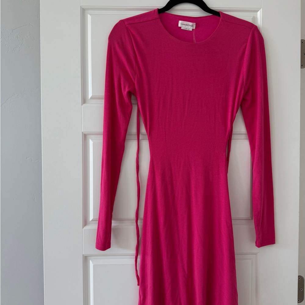 Lovers + Friends Bright Pink Top